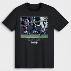 Футболка Seattle Seahawks Jaxon Smith-Njigba Black NFL Flash Features