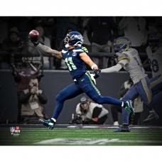 Jaxon Smith-Njigba Seattle Seahawks Unsigned Fanatics Authentic 2025 NFC Championship One-Handed Touchdown Catch Spotlight Photograph