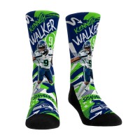 Unisex Seattle Seahawks Kenneth Walker III Rock Em Socks Playmaker Crew Socks