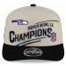 Бейсболка Seattle Seahawks New Era Cream/Black Super Bowl LX Champions Locker Room Trophy Collection 9SEVENTY