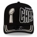 Бейсболка Seattle Seahawks New Era Black Super Bowl LX Champions Parade A-Frame 9FIFTY Snapback