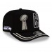 Бейсболка Seattle Seahawks New Era Black Super Bowl LX Champions Parade A-Frame 9FIFTY Snapback