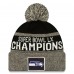 Шапка с помпоном Seattle Seahawks New Era Black Super Bowl LX Champions Parade Шапка с помпоном Seattle Seahawks New Era Black Super Bowl LX Champions Parade