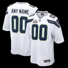 Именная джерси Seattle Seahawks Nike White Super Bowl LX Game