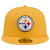 Бейсболка Pittsburgh Steelers New Era Gold 59FIFTY