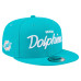 Бейсболка Miami Dolphins New Era Aqua Core Team Script 9FIFTY
