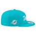 Бейсболка Miami Dolphins New Era Aqua Core Team Script 9FIFTY