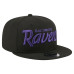 Бейсболка Baltimore Ravens New Era Black Core Team Script 9FIFTY