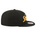 Бейсболка Pittsburgh Steelers New Era Black Core Team Script 9FIFTY