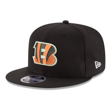 Бейсболка Cincinnati Bengals New Era Black 9FIFTY Бейсболка Cincinnati Bengals New Era Black 9FIFTY