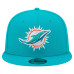 Бейсболка Miami Dolphins New Era Aqua 9FIFTY