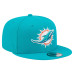 Бейсболка Miami Dolphins New Era Aqua 9FIFTY