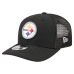 Бейсболка Pittsburgh Steelers New Era Black 9SEVENTY Trucker