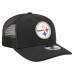 Бейсболка Pittsburgh Steelers New Era Black 9SEVENTY Trucker