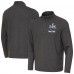 Seattle Seahawks Antigua Black Super Bowl LX Champions Subtle Quarter-Zip Pullover