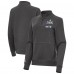 Женская Seattle Seahawks Antigua Charcoal Super Bowl LX Champions Crush Quarter-Zip Pullover