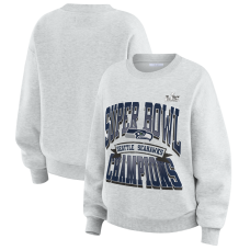 Женская кофта Seattle Seahawks WEAR by Erin Andrews Gray Super Bowl LX Champions Женская кофта Seattle Seahawks WEAR by Erin Andrews Gray Super Bowl LX Champions