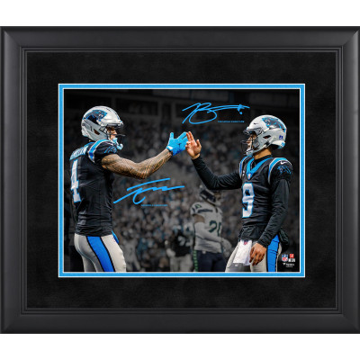 Фото в рамке Bryce Young & Tetairoa McMillan Carolina Panthers Facsimile Signature Fanatics Authentic 11 x 14 Spotlight