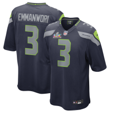 Seattle Seahawks Nick Emmanwori Nike College Navy Super Bowl LX Patch Game Jersey Seattle Seahawks Nick Emmanwori Nike College Navy Super Bowl LX Patch Game Jersey