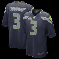 Seattle Seahawks Nick Emmanwori Nike College Navy Super Bowl LX Patch Game Jersey Seattle Seahawks Nick Emmanwori Nike College Navy Super Bowl LX Patch Game Jersey