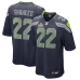 Игровая джерси Seattle Seahawks Rashid Shaheed Nike College Navy Super Bowl LX Patch Game