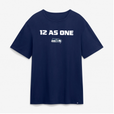 Футболка Seattle Seahawks College Navy Super Bowl LX 12 as One