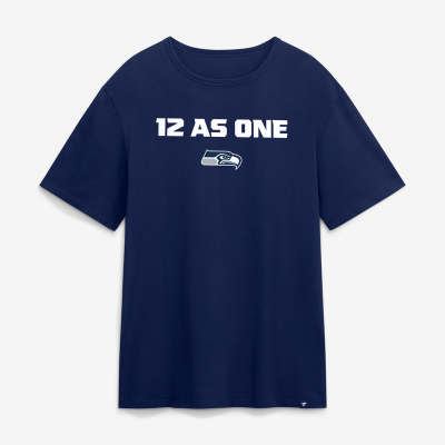 Футболка Seattle Seahawks College Navy Super Bowl LX 12 as One