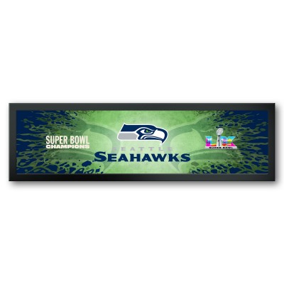 Seattle Seahawks Super Bowl LX Champions Framed 8 x 26 Horizontal Art Print