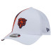 Бейсболка Chicago Bears New Era White/Navy Dash 39THIRTY M-Crown