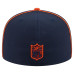 Бейсболка Chicago Bears New Era Navy Soutache 59FIFTY