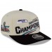 Подростковая Seattle Seahawks New Era Cream/Black Super Bowl LX Champions Locker Room Trophy Collection 9SEVENTY Adjustable Hat
