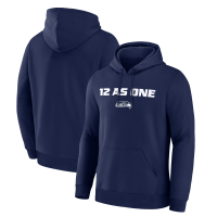 Seattle Seahawks College Navy Super Bowl LX 12 as One Hoodie