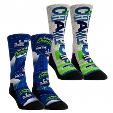 Unisex Seattle Seahawks Rock Em Socks College Navy Super Bowl LX Champions Two-Pack Crew Socks Unisex Seattle Seahawks Rock Em Socks College Navy Super Bowl LX Champions Two-Pack Crew Socks