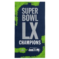 Seattle Seahawks The Northwest Group Super Bowl LX Champions 30 x 60 Barbary Beach Towel