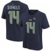 Подростковая Seattle Seahawks Sam Darnold Nike College Navy Super Bowl LX Name & Number T-Shirt