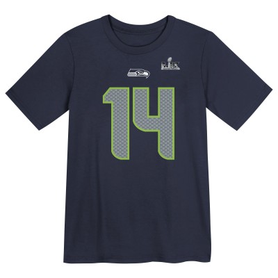 Preschool Seattle Seahawks Sam Darnold Nike College Navy Super Bowl LX Name & Number T-Shirt