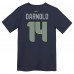 Preschool Seattle Seahawks Sam Darnold Nike College Navy Super Bowl LX Name & Number T-Shirt