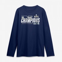Seattle Seahawks Fanatics College Navy Super Bowl LX Champions Big & Tall Iconic Victory Long Sleeve T-Shirt