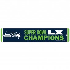 Seattle Seahawks WinCraft Super Bowl LX Champions 3.75 x 19 Street Sign
