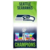 Seattle Seahawks WinCraft Super Bowl LX Champions 30 x 60 Spectra Beach Towel