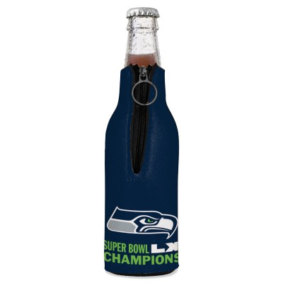 Seattle Seahawks WinCraft Super Bowl LX Champions 12oz. Bottle Cooler