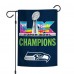 Seattle Seahawks WinCraft Super Bowl LX Champions Double-Sided 12 x 18 Garden Flag