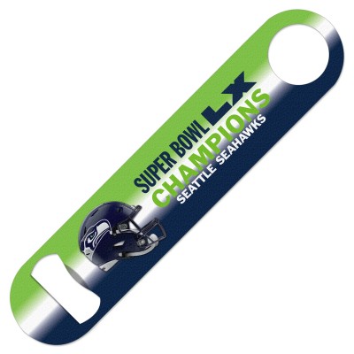 Seattle Seahawks WinCraft Super Bowl LX Champions Double-Sided Metal Bottle Opener