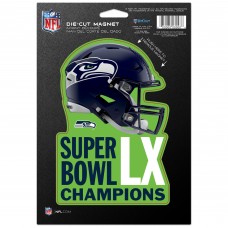 Seattle Seahawks WinCraft Super Bowl LX Champions 6 x 9 Indoor/Outdoor Vinyl Magnet