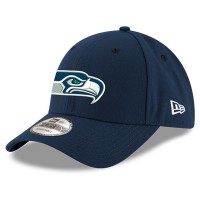 Подростковая бейсболка Seattle Seahawks New Era College Navy 9FORTY