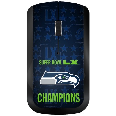 Seattle Seahawks Keyscaper Super Bowl LX Champions Wireless Mouse