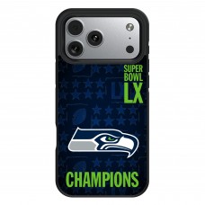 Seattle Seahawks Keyscaper Super Bowl LX Champions iPhone Bump Case