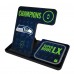 Seattle Seahawks Keyscaper Super Bowl LX Champions 3-in-1 Charging Station