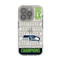 Seattle Seahawks Keyscaper Super Bowl LX Champions iPhone Clear Case