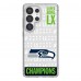 Seattle Seahawks Keyscaper Super Bowl LX Champions Galaxy Clear Case
